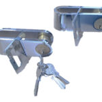 CANDADO CIERRE TIJERA (2 UD.) - 50MM. CROMADO