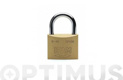 CANDADO K ARCO NORMAL - 70 MM LLAVES IGUALES LATON