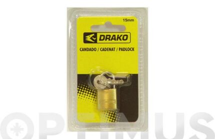 CANDADO LATON BLISTER DRAKO
