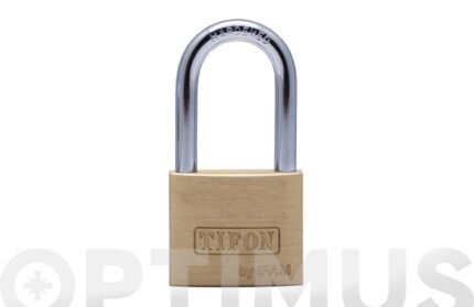 CANDADO TIFON ARCO LARGO - 40 MM LLAVES IGUALES Nº 401 LATON