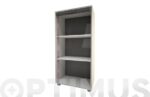 ARMARIO MODULO PERSIANA 3 ESTANTES GRIS - 126 X 62,5 X 35 CM - Imagen 2