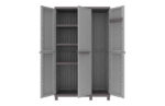 ARMARIO RESINA 3 PUERTAS - C-WOOD 103X39X170CM - Imagen 2