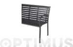 BANCO JARDIN METALICO POLYWOOD NEGRO - Imagen 4