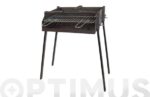 BARBACOA CARBON-LEÑA RECTANGULAR SOPORTE PAELLERO - Imagen 2