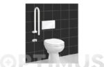 BARRA SEGURIDAD BAÑO PLEGABLE BLANCO - 53 CM - Imagen 2