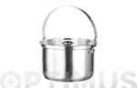 BATERIA INOX APILABLE 5P+ 2TAPAS - CON BOLSA TRANSPORTE - Imagen 3