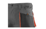 BERMUDA ALGODON POLIESTER TOP RANGE GRIS / NARANJA - Imagen 2