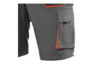 BERMUDA ALGODON POLIESTER TOP RANGE GRIS / NARANJA - Imagen 4