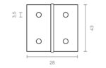 BISAGRA PARA MADERA 5005 - Imagen 6