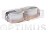 BOL CON BASE MADERA SET 2U - D.7.5CM - Imagen 2