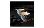 BOL PORCELANA CON PALILLOS SET 2 UDS SETA - Ø 13 X H 10 CM - Imagen 2