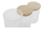 BOTE SET 3 BOROSILICATO - 10X10X22,3CM 1400 1400/1100ML - Imagen 2