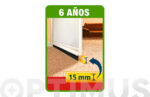 BURLETE BAJO PUERTA PVC CON CEPILLO ADHESIVO - Imagen 9