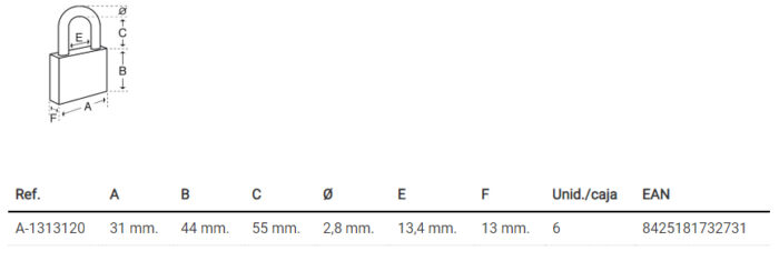 CANDADO COMBINACION HOMOLOGADO TSA - Imagen 3