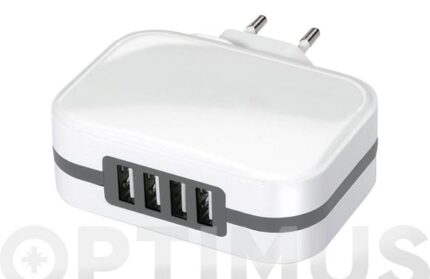 CARGADOR 4 USB CARGA RAPIDA - 6,8A