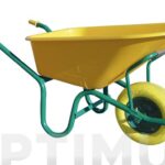 CARRETILLA NILON AMARILLA * - C1/570 100 L RUEDA IMPINCHABLE