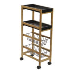 CARRO CON RUEDAS 2 CESTAS