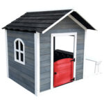 CASETA DE MADERA INFANTIL CHLOE GREY - 116 X 138 X A132 CM