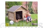 CASETA PARA PERRO DE MADERA WILLOW - 100X98X100 CM - Imagen 2