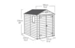 CASETA RESINA MANOR 6X8DD - 226 X 186 X 237 CM - Imagen 4