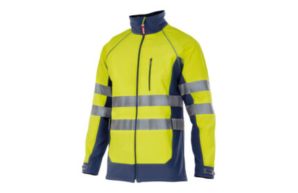 CAZADORA SOFTSHELL ALTA VISIBILIDAD BICOLOR
