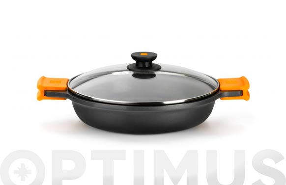 126_68e530882bd23 CAZUELA BAJA ALUMINIO FUNDIDO SIN TAPA EFFICIENT - 45 CM INDUCCION - Imagen 2
