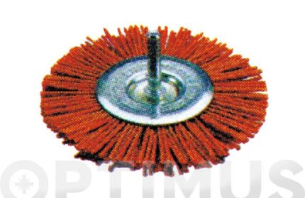 CEPILLO CIRCULAR NILON ROJO