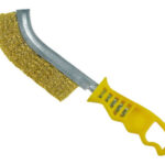 CEPILLO MANUAL UNIVERSAL MANGO AMARILLO - PUAS DE LATON