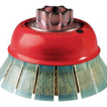 CEPILLO TAZA GUARDA PUA ONDULADA LATONADA M14