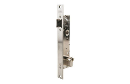 CERRADURA METALICA 2219-25 ENTRADA 25MM - ACERO INOX