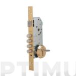 CERRADURA SEGURIDAD R100B ENTRADA 50MM ESCUDO E300 - 30-30 ACERO ESMALTADO