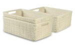 CESTA RECTANGULAR JUTE 20L - Imagen 2