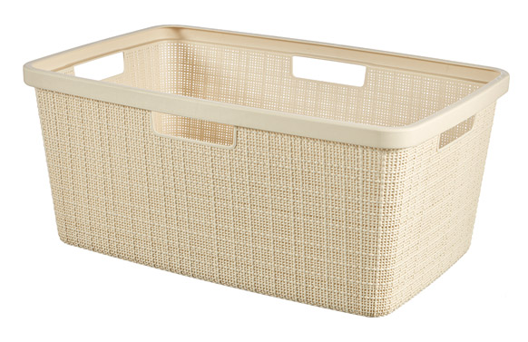 126_68e6476fcf892 CESTA JUTE 46L - BLANCO ROTO 59X39X25 CM - Imagen 1