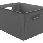 CESTA ORDENACION BAOBAB XL ANTRACITA - 23 X 38,5 X 29,4 CM