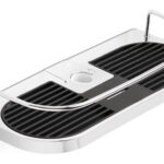 CESTILLO BARRA CROMO - 30,5X12X6,7 CM NEGRO