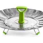 CESTILLO PLEGABLE INOX/SILICONA