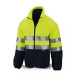 CHAQUETA POLAR ALTA VISIBILIDAD MARINO / AMARILLO