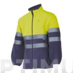 CHAQUETA POLAR ALTA VISIBILIDAD MARINO / AMARILLO FLUOR