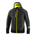 CHAQUETA TECH SOFTSHELL GRIS /AMARILLO FLUOR