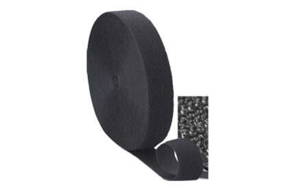 CIERRE PARA MOSQUITERA ADHESIVO 9MM NEGRO C/TEX - 5.6 M