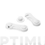 CIERRE SEGURIDAD ARMARIOS - BLANCO 2 UNIDADES