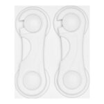 CIERRE SEGURIDAD ARMARIOS/VITRINAS - BLANCO