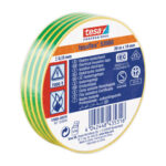 CINTA AISLANTE TESAFLEX VERDE/AMARILLO - 20 M X 19 MM