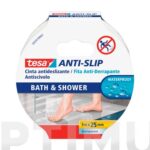 CINTA ANTIDESLIZANTE ANTI-SLIP BAÑO - 5 M X 25 MM TRANSPARENTE