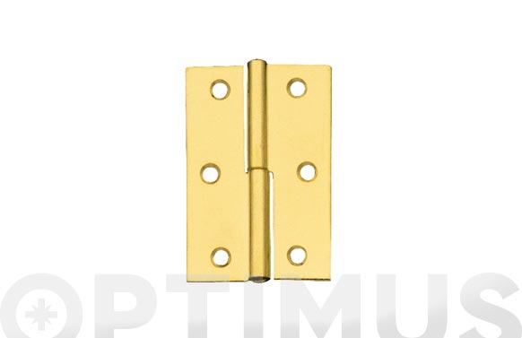 126_68e96b2eaf417 BISAGRA DESMONTABLE MOD.540 LATONADA - 70 X 43 X 1,2 MM IZQUIERDA 25 UNIDADES - Imagen 1