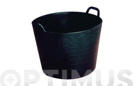 CAPAZO PLASTICO NEGRO - 40 L