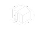 CASETA METALICA CAMBRIDGE VERDE 4.72M² - 261 X 181 X A198 CM - Imagen 2