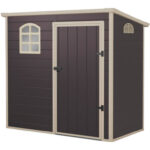 CASETA RESINA FLAT ROFF ANTRACITA - 195X191X111 CM