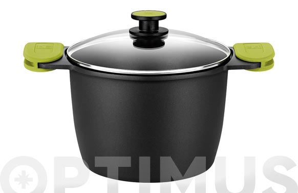 126_68ec080465ea5 CAZUELA ALTA ALUMINIO FUNDIDO FOODIE INDUCCION - 20 CM - Imagen 1