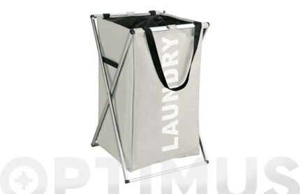 CESTO ROPA PLEGABLE LAUNDRY - UNO-BEIGE